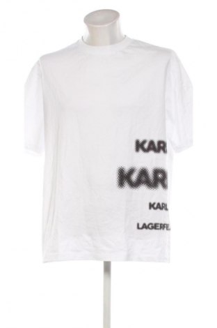 Męski T-shirt Karl Lagerfeld, Rozmiar XL, Kolor Biały, Cena 374,99 zł