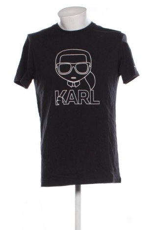 Мъжка тениска Karl Lagerfeld, Размер L, Цвят Черен, Цена 62,00 лв.