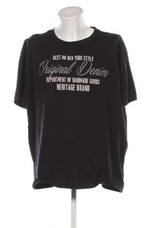 Ανδρικό t-shirt Man's World, Μέγεθος 4XL, Χρώμα Μαύρο, Τιμή 12,99 €