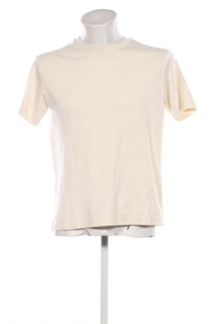 Мъжка тениска Massimo Dutti, Размер M, Цвят Екрю, Цена 27,00 лв.