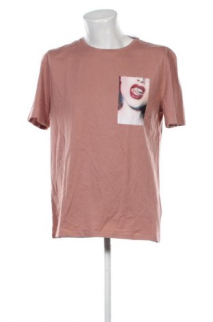 Herren T-Shirt NA-KD, Größe L, Farbe Aschrosa, Preis € 17,38