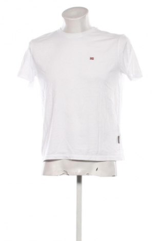 Tricou de bărbați Napapijri, Mărime L, Culoare Alb, Preț 107,89 Lei