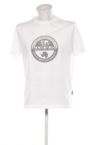Herren T-Shirt Napapijri, Größe L, Farbe Weiß, Preis € 60,99