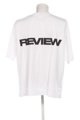 Męski T-shirt Review, Rozmiar XL, Kolor Biały, Cena 100,99 zł