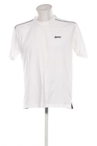 Мъжка тениска Slazenger, Размер XL, Цвят Бял, Цена 19,00 лв.