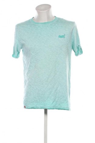 Herren T-Shirt Superdry, Größe L, Farbe Blau, Preis 12,99 €