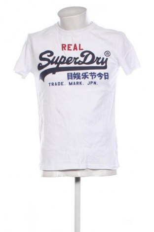 Мъжка тениска Superdry, Размер S, Цвят Бял, Цена 17,60 лв.