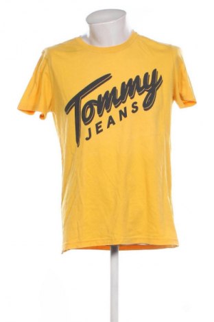 Мъжка тениска Tommy Jeans, Размер L, Цвят Жълт, Цена 33,23 лв.