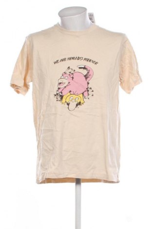 Мъжка тениска Uniqlo, Размер XL, Цвят Бежов, Цена 15,99 лв.