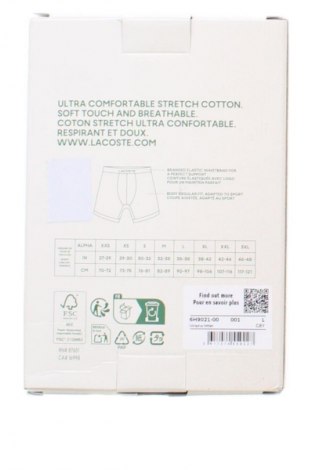 Herrenset Lacoste, Größe L, Farbe Weiß, Preis € 40,99