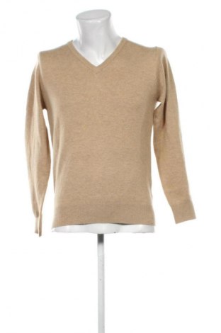 Мъжки пуловер Cashmere Company, Размер M, Цвят Бежов, Цена 104,99 лв.