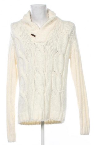 Pulover de bărbați H&M, Mărime L, Culoare Alb, Preț 118,99 Lei