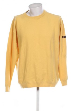 Ανδρικό πουλόβερ Made In Italy, Μέγεθος XXL, Χρώμα Κίτρινο, Τιμή 33,05 €