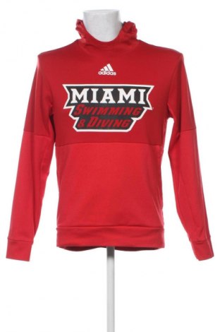 Мъжки суичър Adidas, Размер M, Цвят Червен, Цена 55,99 лв.