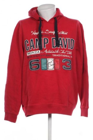 Herren Sweatshirt Camp David, Größe XXL, Farbe Rot, Preis € 38,99