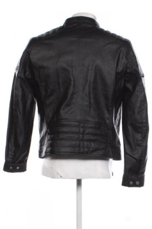 Мъжко кожено яке H&M, Размер L, Цвят Черен, Цена 49,00 лв.
