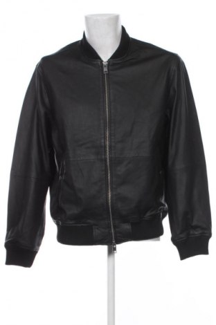 Herren Lederjacke Jack & Jones, Größe L, Farbe Schwarz, Preis € 234,99