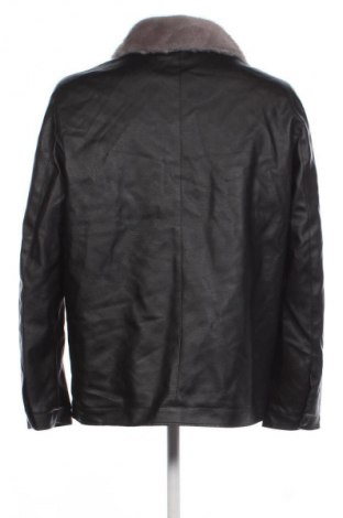 Мъжко кожено яке Unbranded, Размер XL, Цвят Черен, Цена 49,99 лв.