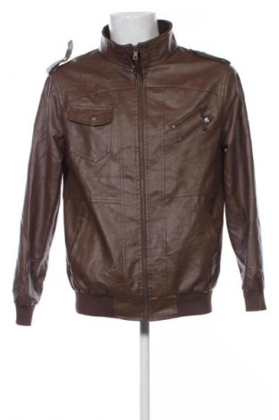 Herren Lederjacke Unbranded, Größe L, Farbe Braun, Preis € 34,99