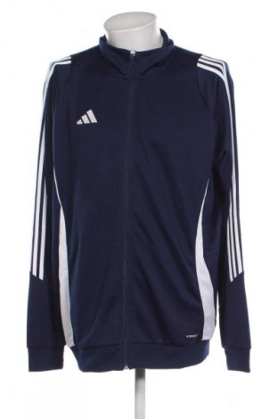 Ανδρική αθλητική ζακέτα Adidas, Μέγεθος XXL, Χρώμα Μπλέ, Τιμή 30,99 €