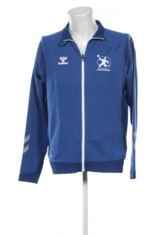 Męska bluza sportowa Hummel, Rozmiar L, Kolor Niebieski, Cena 49,99 zł
