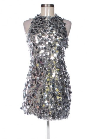 Rochie Stradivarius, Mărime S, Culoare Argintiu, Preț 316,99 Lei