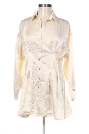 Kleid Zara, Größe L, Farbe Ecru, Preis 17,38 €