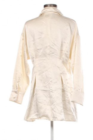 Kleid Zara, Größe L, Farbe Ecru, Preis 17,38 €