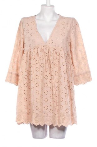 Kleid Zara Trafaluc, Größe L, Farbe Beige, Preis 33,99 €