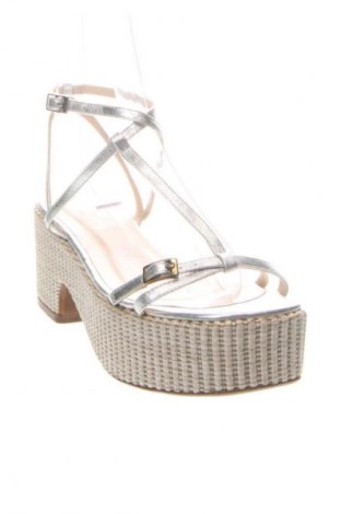 Sandalen Gloria Ortiz, Größe 38, Farbe Silber, Preis € 20,97