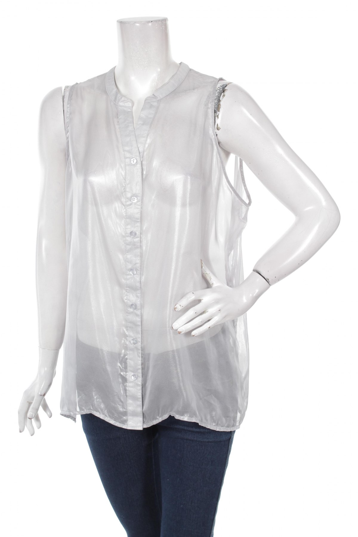 Γυναικείο πουκάμισο Bik Bok, Μέγεθος M, Χρώμα Γκρί, Τιμή 9,28 €