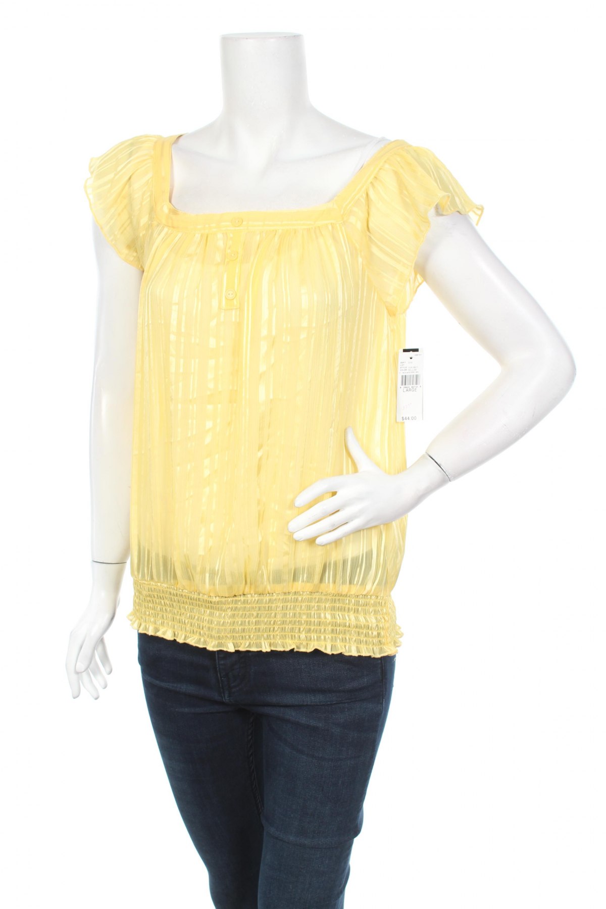 Дамска блуза, Размер L, Цвят Жълт, Цена 46,00 лв.
