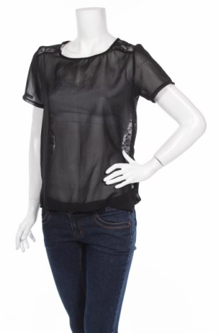 Damen Shirt Gina Tricot, Größe S, Farbe Schwarz, Polyester, Preis 20,18 €
