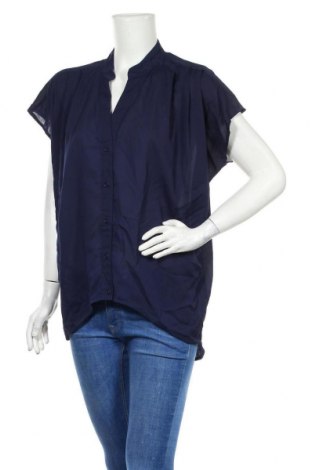Γυναικείο πουκάμισο Just Female, Μέγεθος S, Χρώμα Μπλέ, 97% πολυεστέρας, 3% ελαστάνη, Τιμή 9,46 €