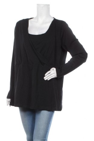 Shirt für Schwangere Mamalicious, Größe 3XL, Farbe Schwarz, 95% Baumwolle, 5% Elastan, Preis 26,68 €