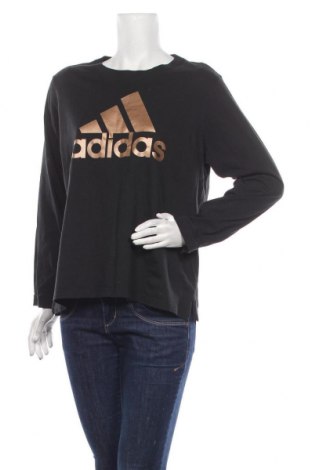 Damen Shirt Adidas, Größe XL, Farbe Schwarz, Baumwolle, Preis 24,36 €