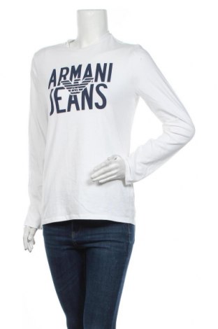 Dámska blúza Armani Jeans, Veľkosť M, Farba Biela, 95% bavlna, 5% elastan, Cena  54,43 €