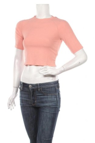 Bluză de femei Bershka, Mărime S, Culoare Roz, 94% viscoză, 6% elastan, Preț 56,41 Lei
