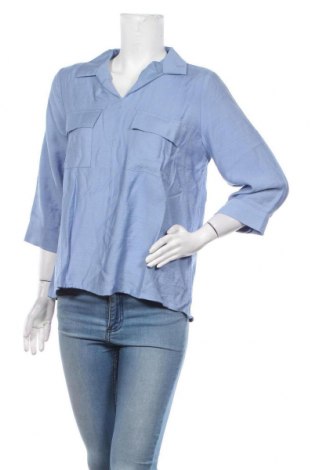 Damen Shirt Defacto, Größe L, Farbe Blau, 86% Viskose, 14% Polyamid, Preis 17,64 €