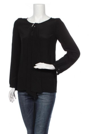 Γυναικεία μπλούζα Hallhuber, Μέγεθος S, Χρώμα Μαύρο, Μετάξι, Τιμή 24,12 €