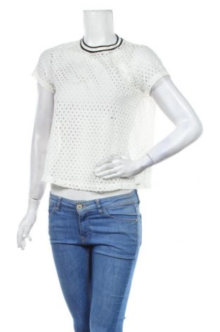 Γυναικεία μπλούζα IKKS, Μέγεθος M, Χρώμα Εκρού, 65% βαμβάκι, 35% πολυαμίδη, Τιμή 27,22 €