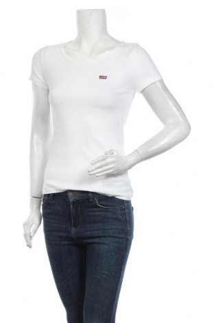 Γυναικεία μπλούζα Levi's, Μέγεθος XS, Χρώμα Λευκό, 96% βαμβάκι, 4% ελαστάνη, Τιμή 15,84 €