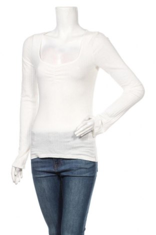 Bluză de femei Lindex, Mărime M, Culoare Alb, 65% poliester, 35% viscoză, Preț 86,21 Lei