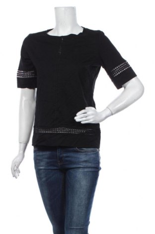 Дамска блуза Maison 123, Размер M, Цвят Черен, Памук, Цена 83,30 лв.