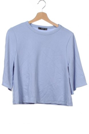 Bluză de femei Mango, Mărime XS, Culoare Albastru, 70% viscoză, 25% poliester, 5% elastan, Preț 105,26 Lei