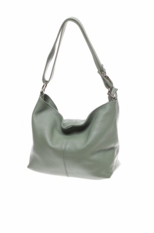 Γυναικεία τσάντα, Χρώμα Πράσινο, Γνήσιο δέρμα, Τιμή 38,35 €