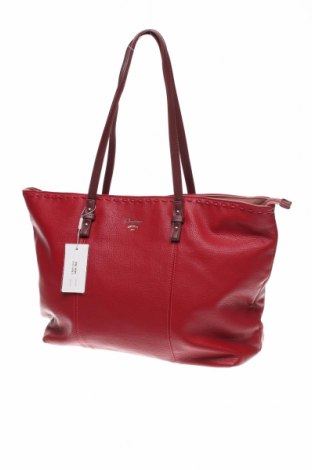 Γυναικεία τσάντα David Jones, Χρώμα Κόκκινο, Δερματίνη, Τιμή 33,40 €