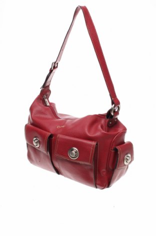 Дамска чанта Gabor, Цвят Червен, Естествена кожа, Цена 52,00 лв.
