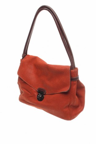 Дамска чанта Picard, Цвят Оранжев, Естествен велур, Цена 113,40 лв.