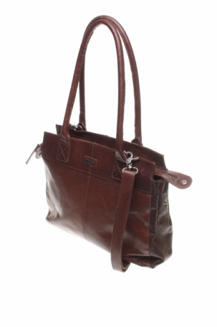 Γυναικεία τσάντα Spikes & Sparrow, Χρώμα Καφέ, Γνήσιο δέρμα, Τιμή 110,48 €